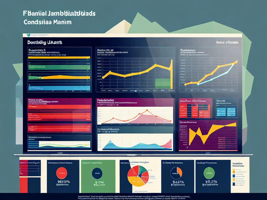 Financial dashboard showing Capital One earnings metrics including EPS, revenue, and net interest margin