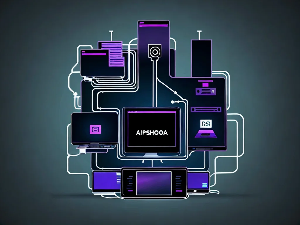 Kalshi API network diagram with JSON code and data streams
