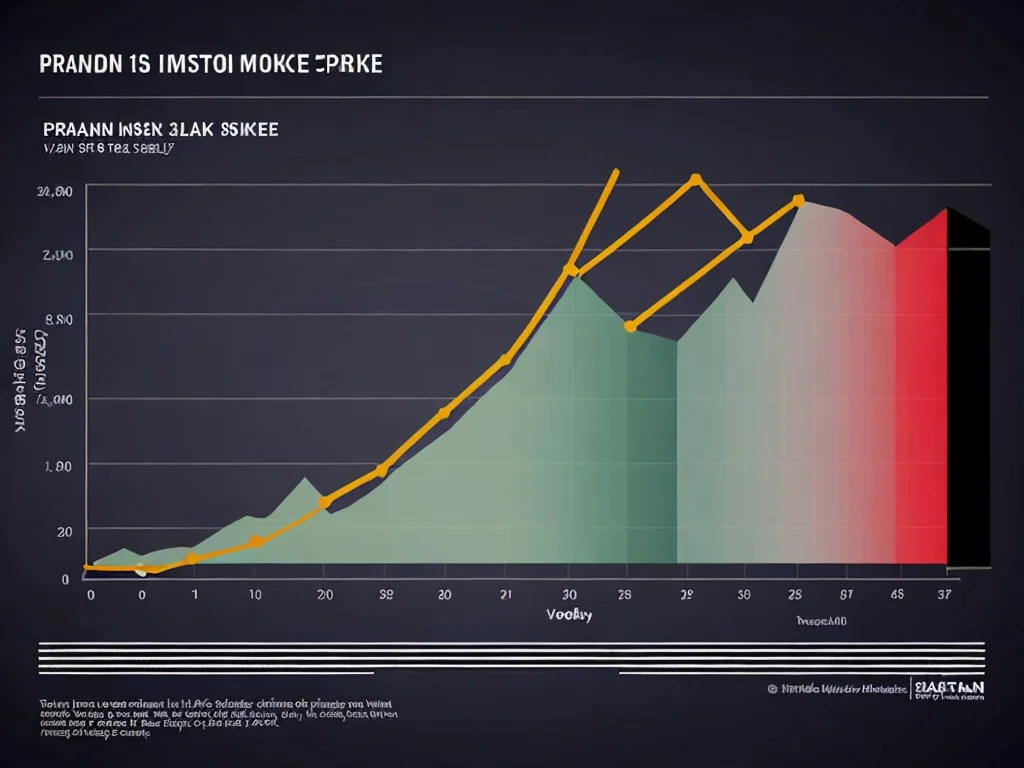 Infographic of SpaceX stock chart ending losing streak with green candle