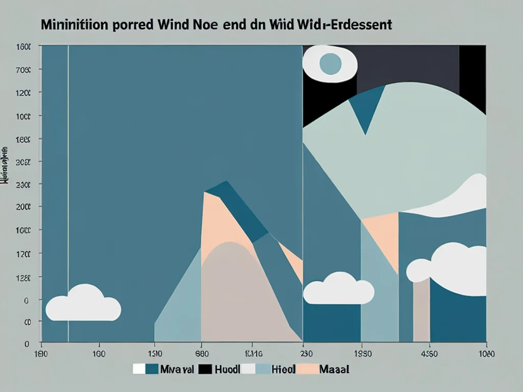 Visualization of wind data transformation from raw time series to engineered features for machine learning
