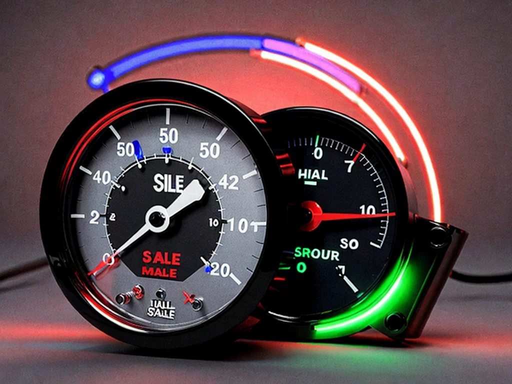 3D speedometer showing 3x faster DTW performance with Neural-Signals library compared to Python